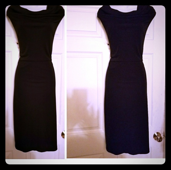 Chadwicks Dresses & Skirts - Cute LBD with cap sleeves and cowl neckline